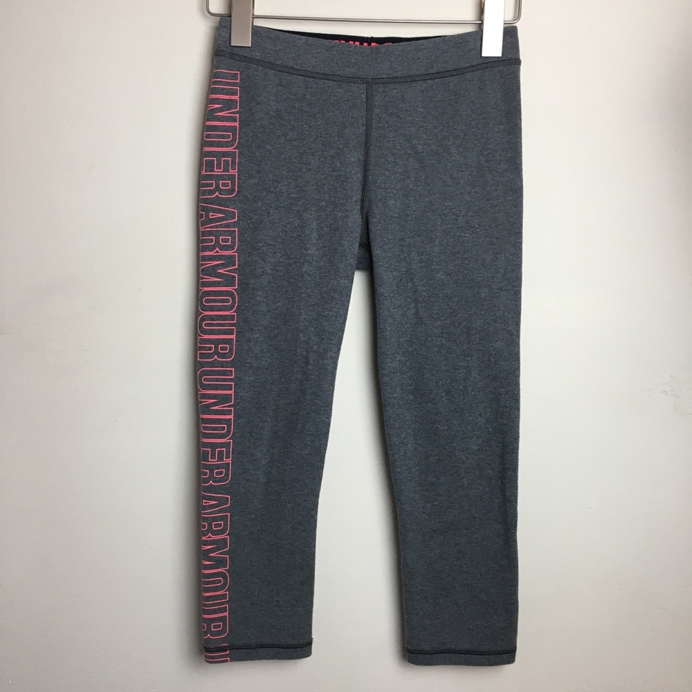 Under Armour XS Fitted Crop Pant Athletic Leggings